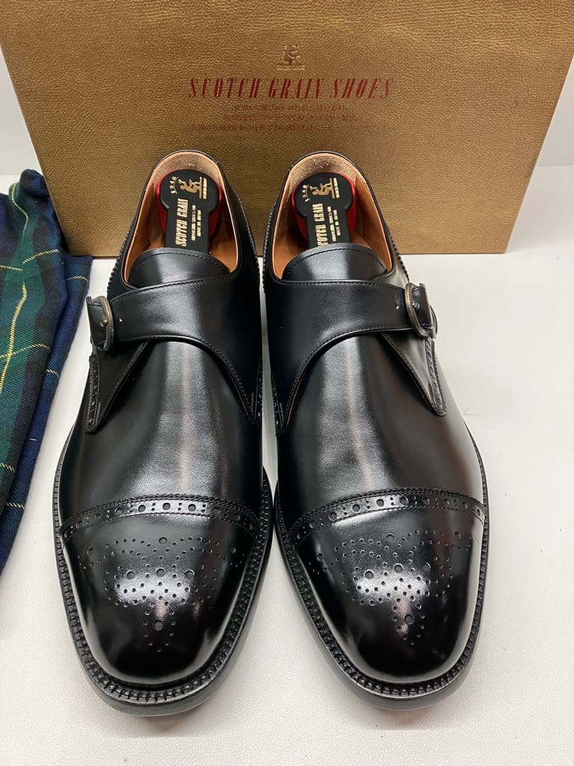SCOTCH GRAIN スコッチグレイン 2828 ブラック　紳士靴 26.5