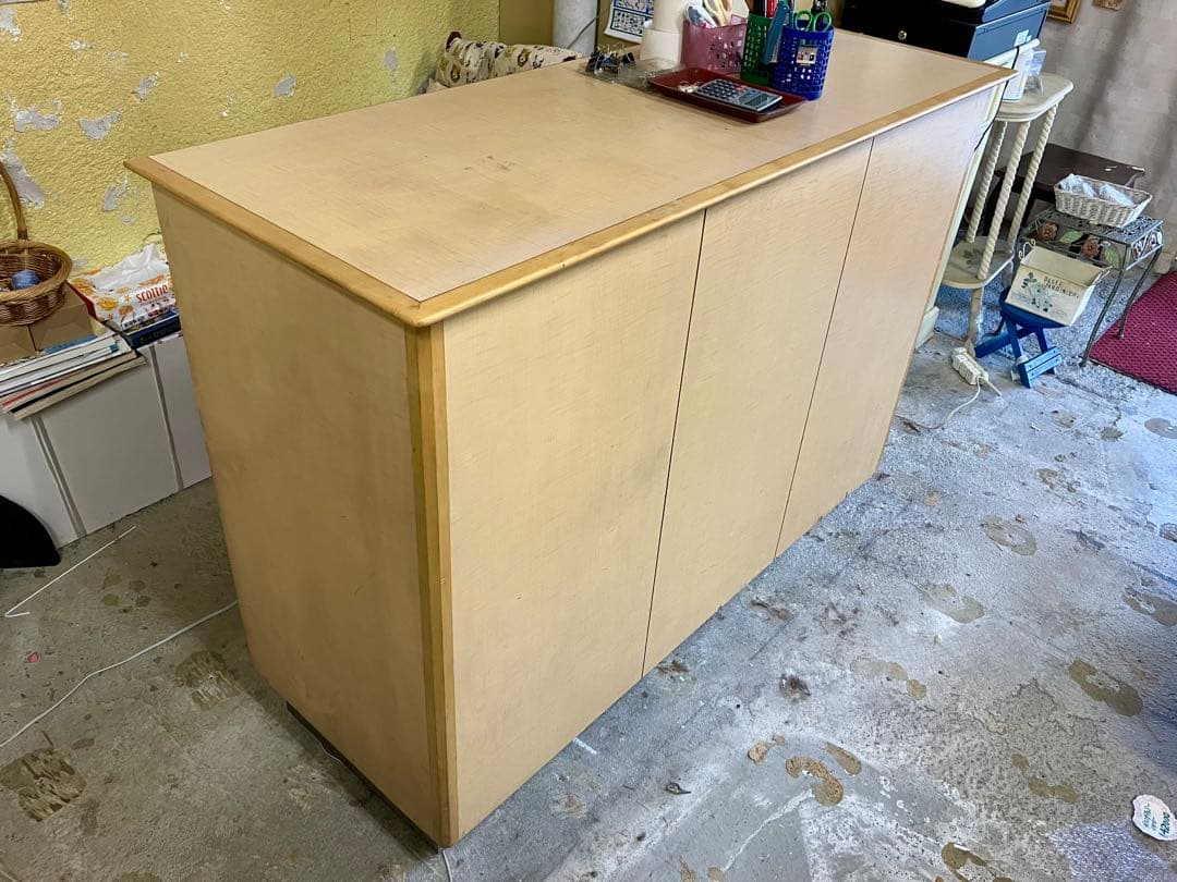 【引き取り希望】ショップ レジカウンター 木製 重厚 W140cm