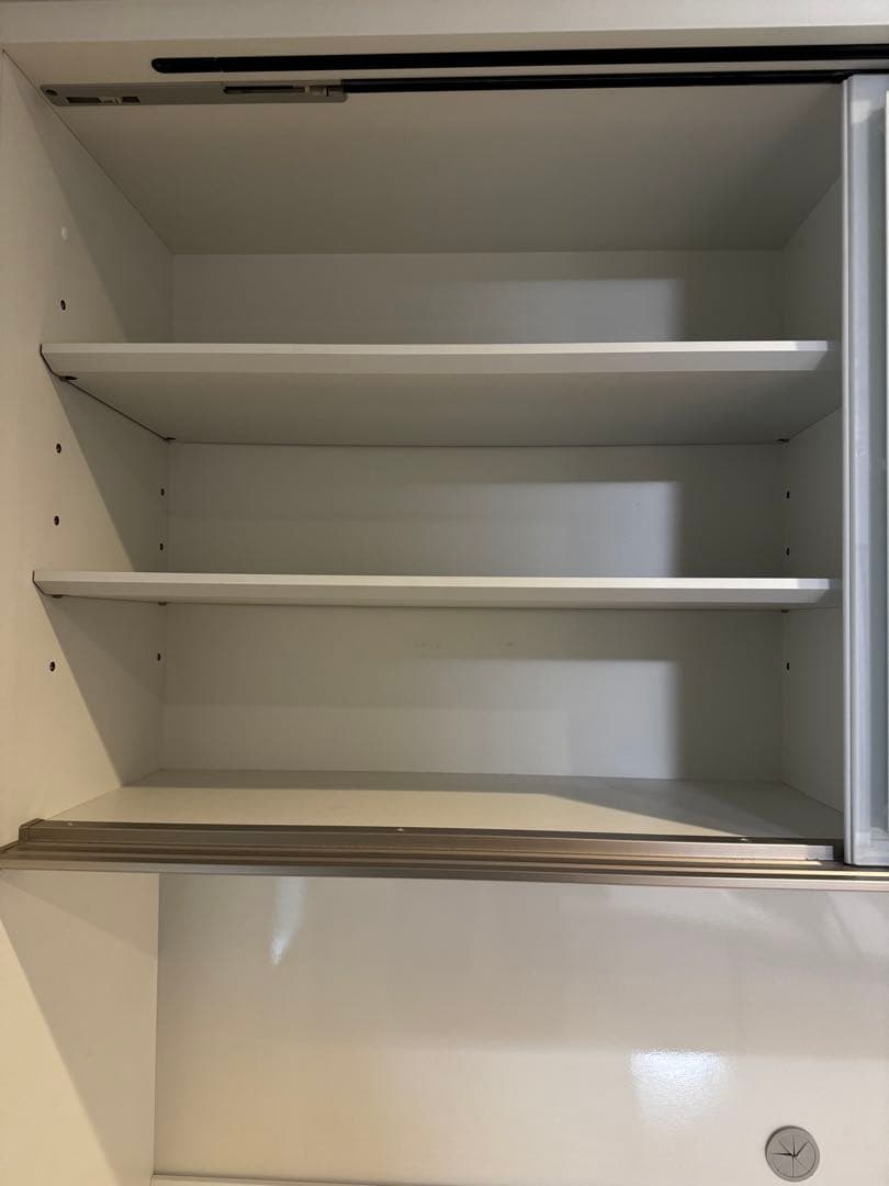 高橋木工所　ホワイトキッチンカウンター 食器棚