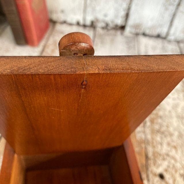 ヴィンテージ ウッド ロコモーティブ オブジェ 木製 機関車 小物入れ 汽車