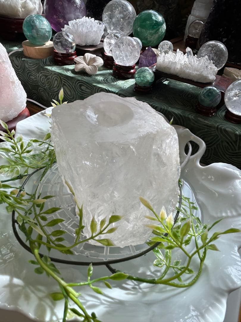 ✨破格✨絶品‼️水晶☆噴水☆天然石⭐︎ファウンテン☆秘蔵品⭐︎1321g