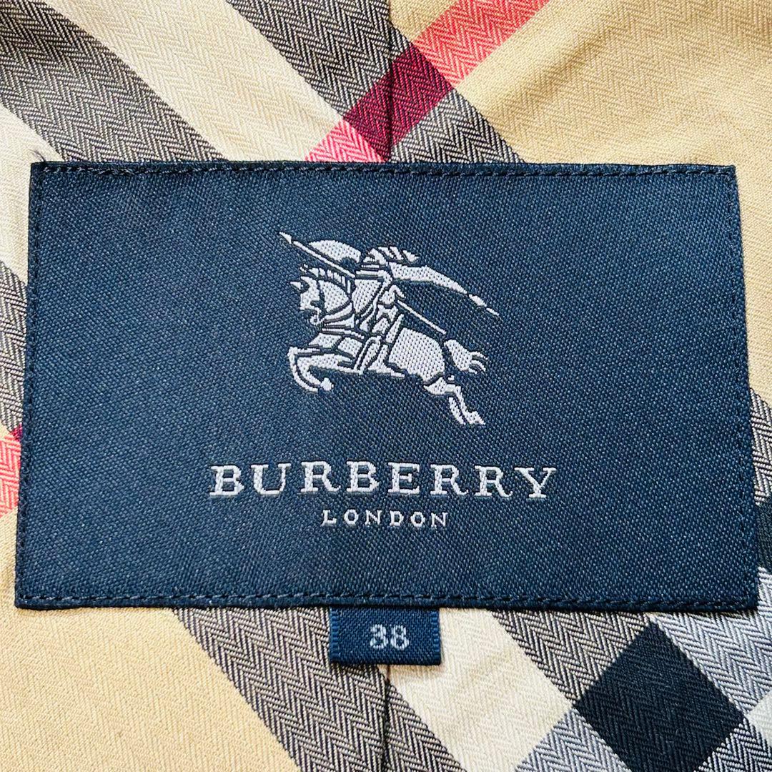 ✨新品✨バーバリーロンドン ウール混ジャケット 起毛ツイード調 2ボタン38