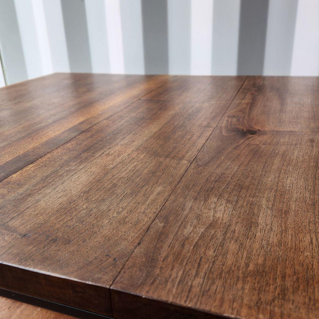 オーダー家具　無垢材　アイアン　ローテーブル　センターテーブル　75cm