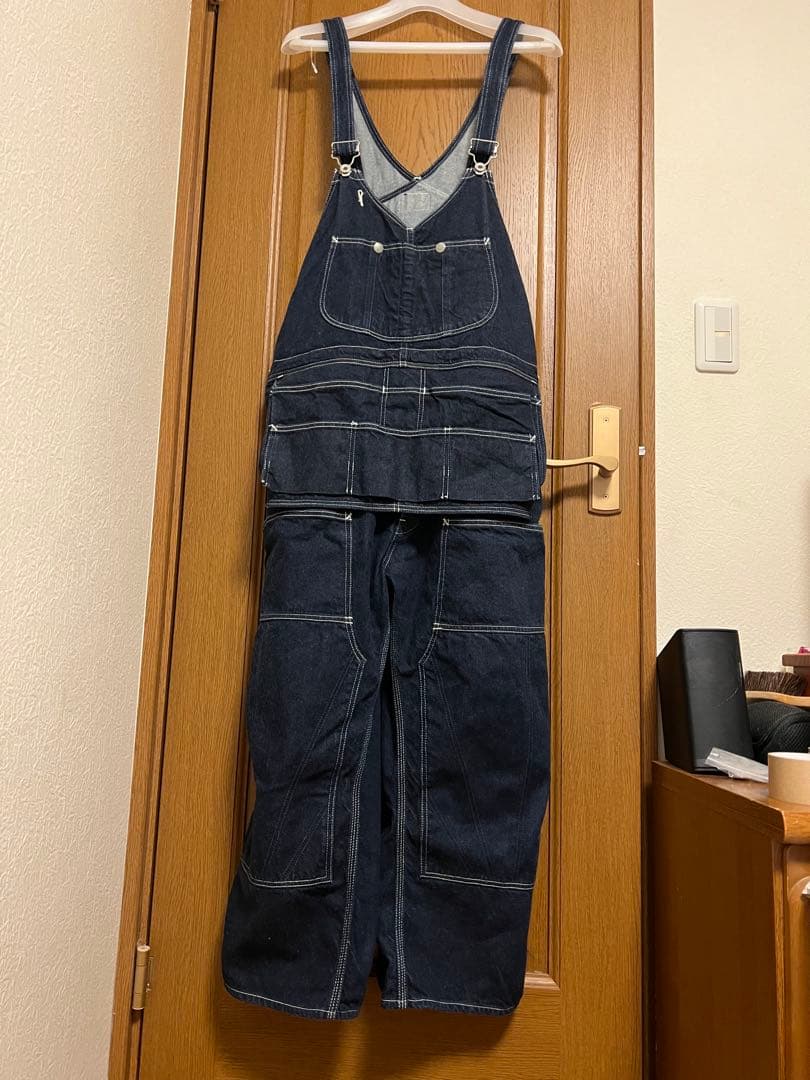 EVISU エヴィス カンガルーポケットオーバーオール