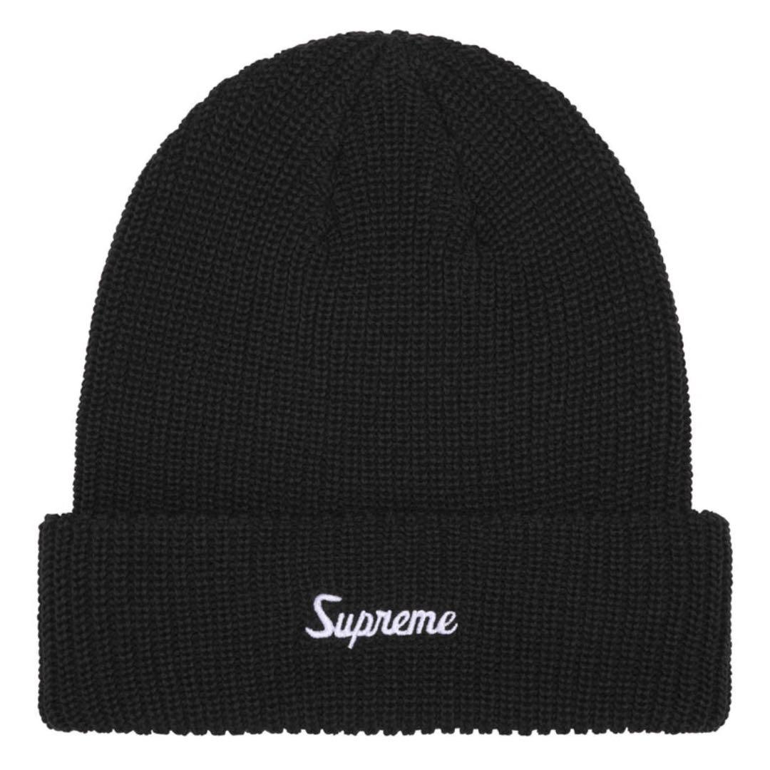 Supreme Loose Gauge Beanie Black ブラック 黒