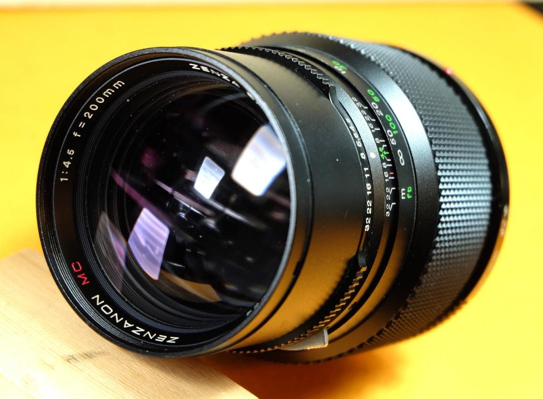 希少　Zenza Bronica MC 200mm f/4.5、アクセサリー2点