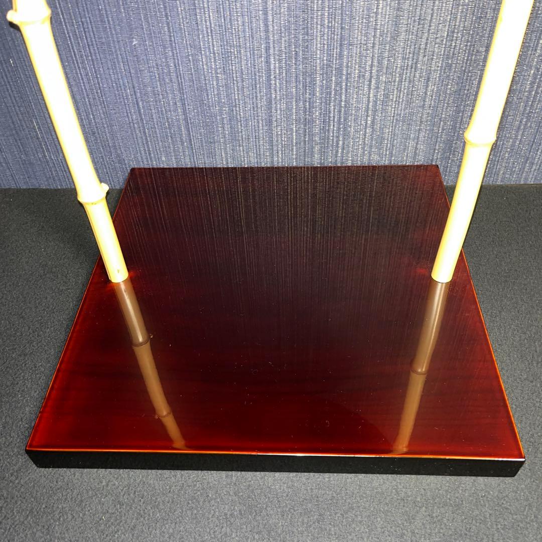 茶道具　塗師　助田宗明作　三友棚　美品！