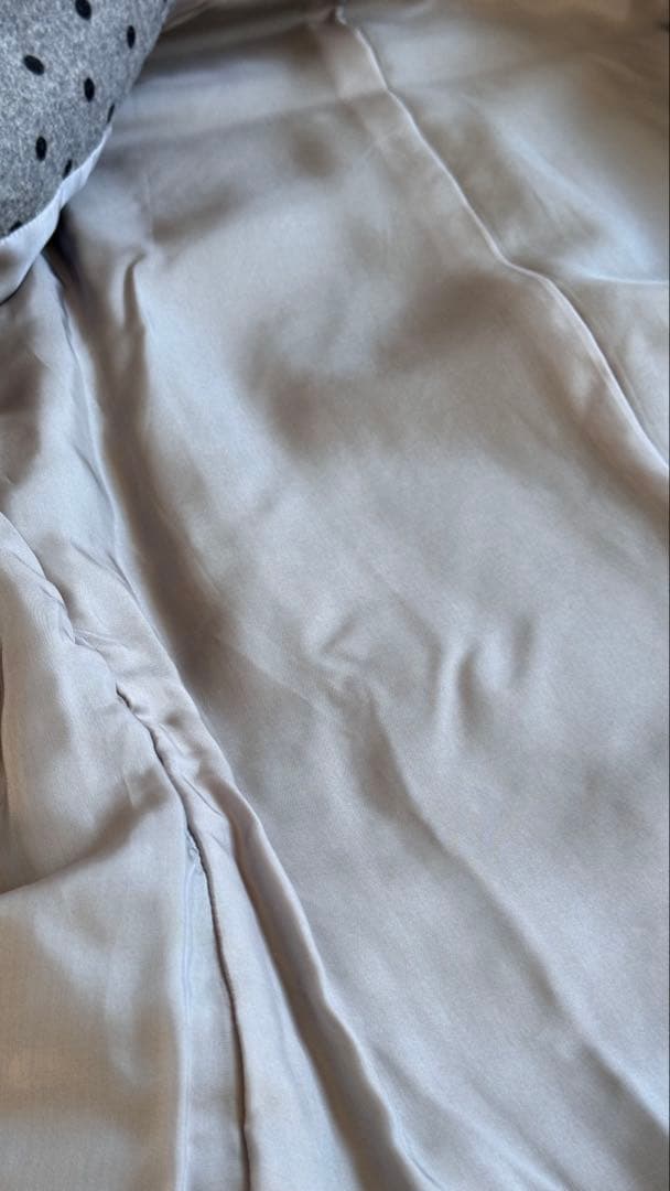 80年代　ビンテージ VIVA YOU/ビバユー　ドット/水玉柄　グレー