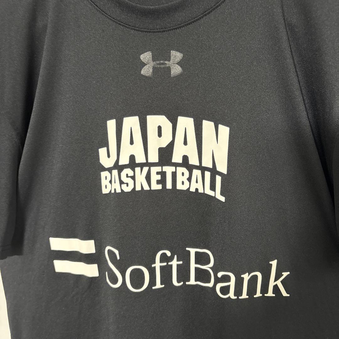 希少 UNDER ARMOUR 日本代表 バスケ Tシャツ ソフトバンク 富士通