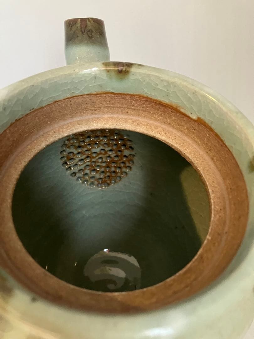 武内晴二郎　武内真木　倉敷堤窯　流掛急須　民藝