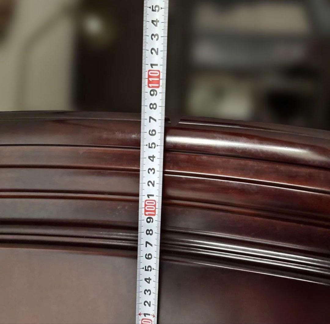 無垢材ベッドフレーム Kingsdown マットレス セット　セミダブル　レトロ