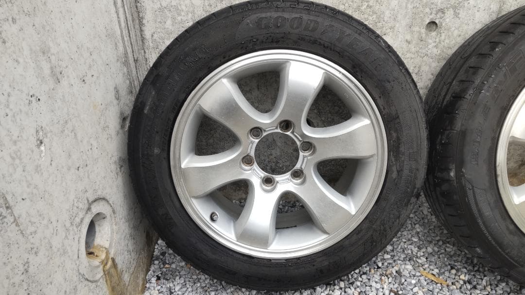 値下げ【送料込み】ハイエース 120系プラド 17インチ 純正ホイール 流用