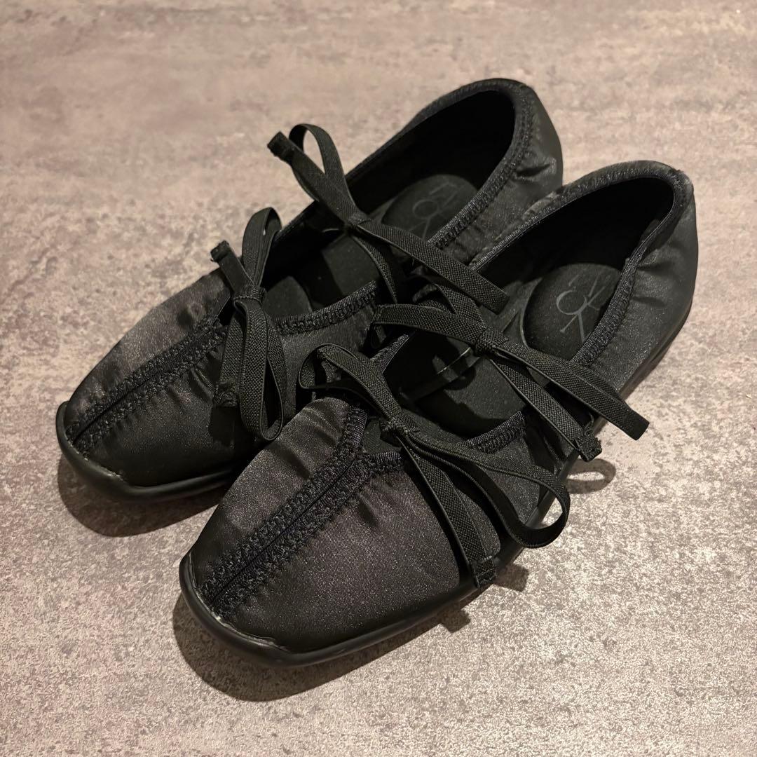 最終値下げ Le Talon Lダブルリボンバレリーナ 23cm