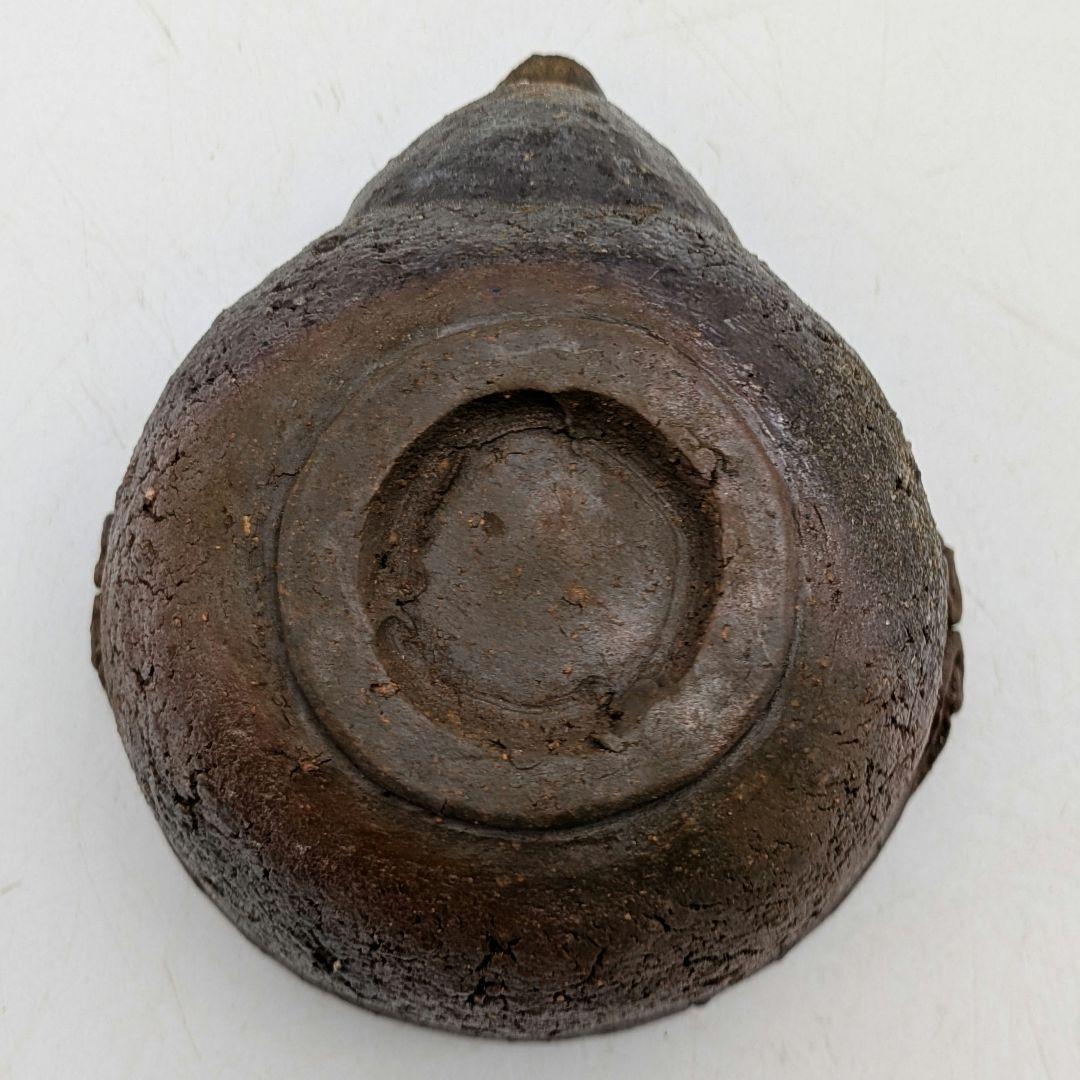 森風来 備前焼 手造り宝瓶 用心箱合布 霊芝摘み 煎茶道具 煎茶器 食器 在銘