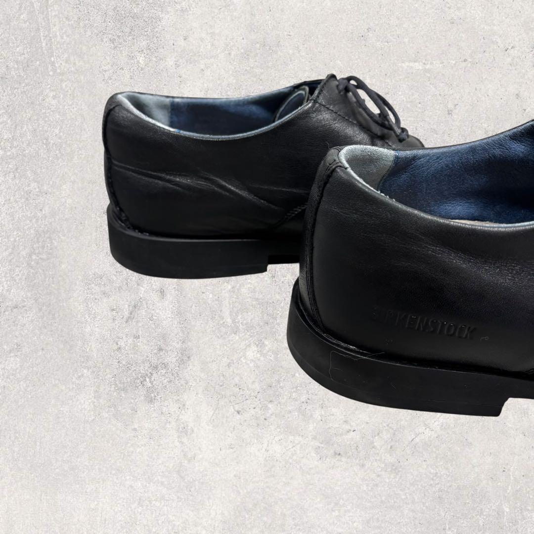 Pinビルケンシュトック ジャレン レザーシューズ 黒 40 26cm