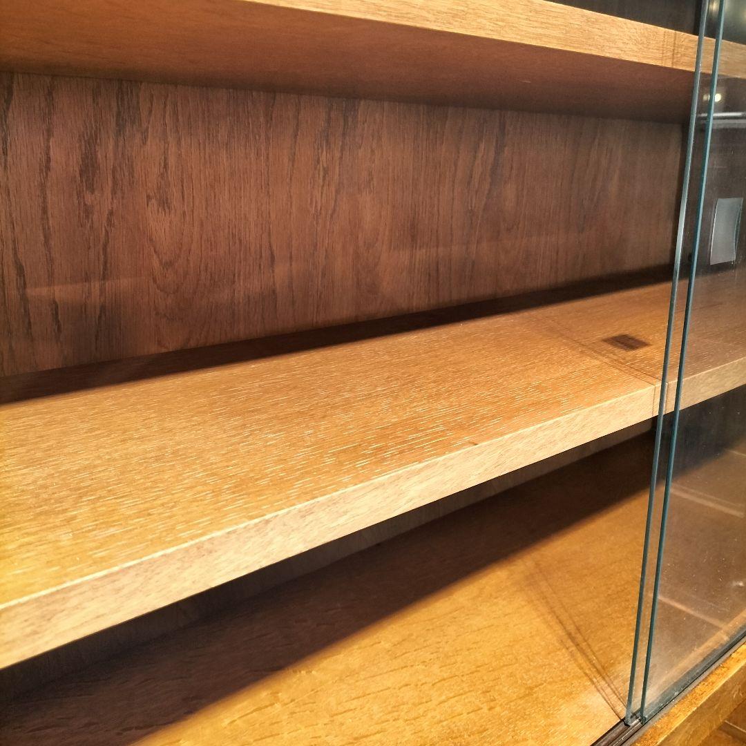 M●東サセール 希少良品☞秋山木工☜職人堅木 ヴィンテージカップボード