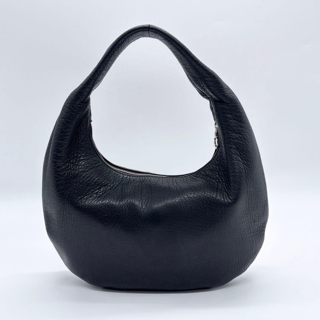 美品✨Aeta ハンドバッグ ROUND ONE SHOULDER M ブラック