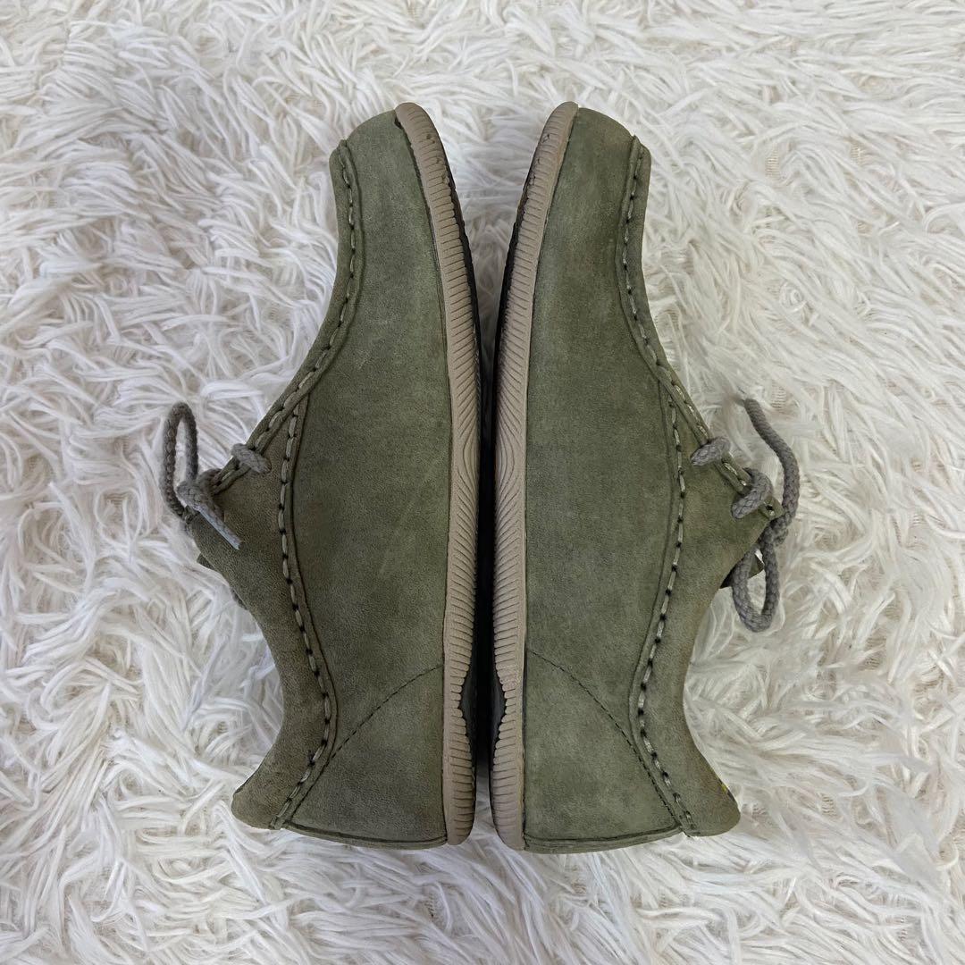 美品✨MERRELL メレル Mootopia lowモカシン 緑 23.5