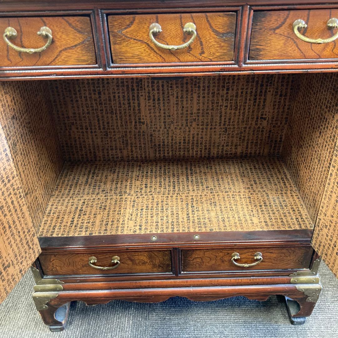 レトロ 李朝家具 李朝 バンダジ 箪笥 キャビネット