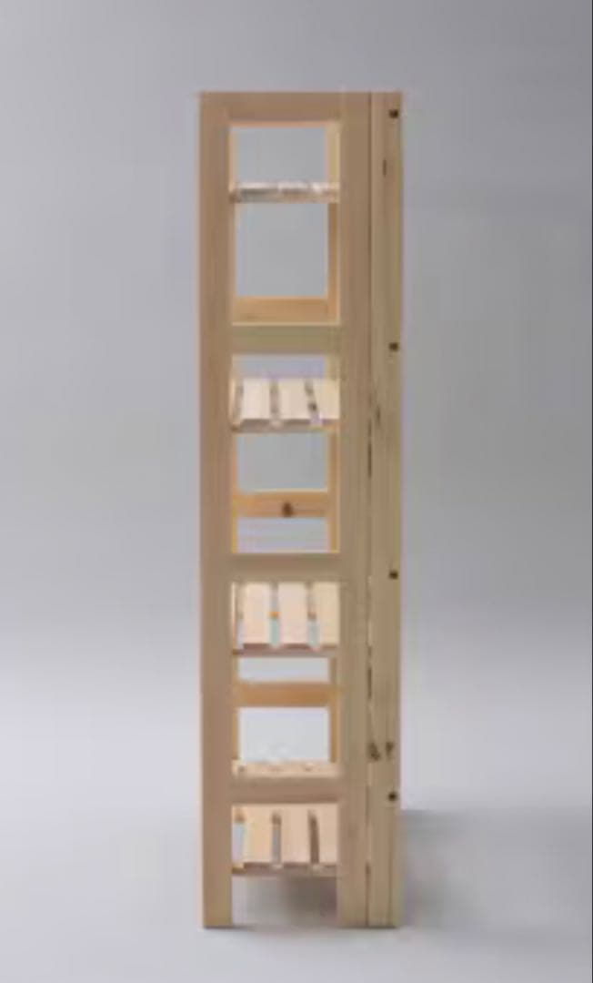 天然木パタパタラック　４段　TNP-4（MBR）