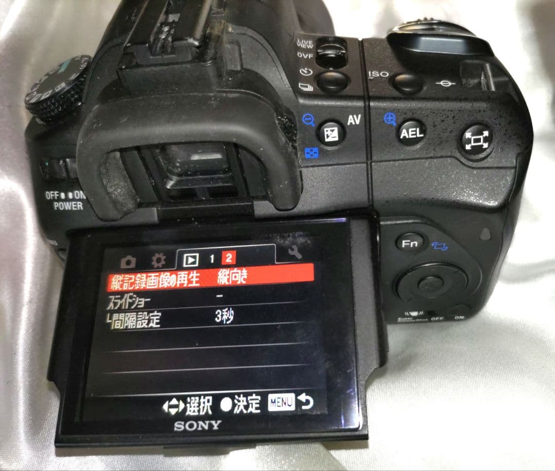 SONY α350 CCD 1400万画素 アルファ ストロボレンズ付 ソニー