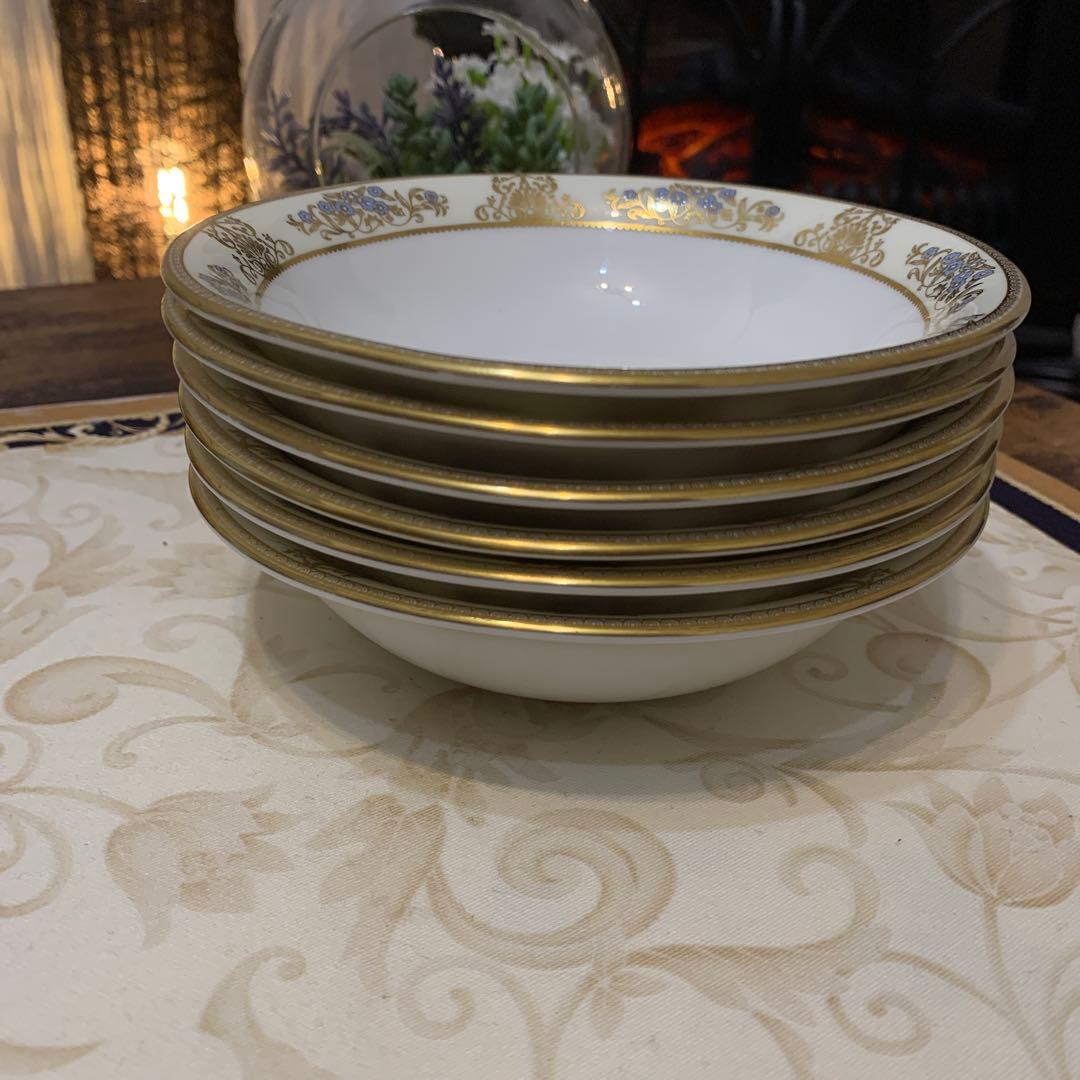 ウェッジウッド クリブデン　15.5cmサラダボウル　　深皿6枚　フルーツ