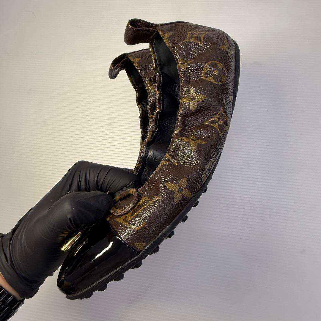 ほぼ未使用‪☆ルイヴィトン バレエシューズ‪☆パンプス エナメル モノグラム