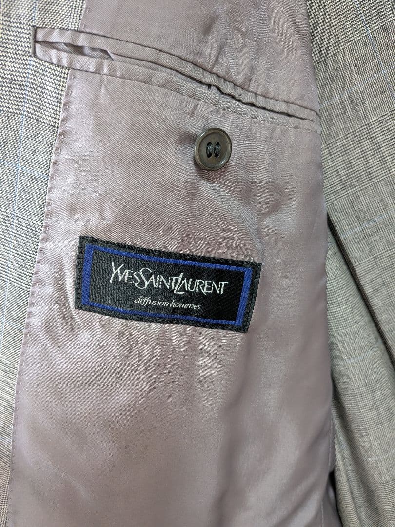 値下【メンズ秋冬】Yves Saint Laurent ダブルブレストスーツ