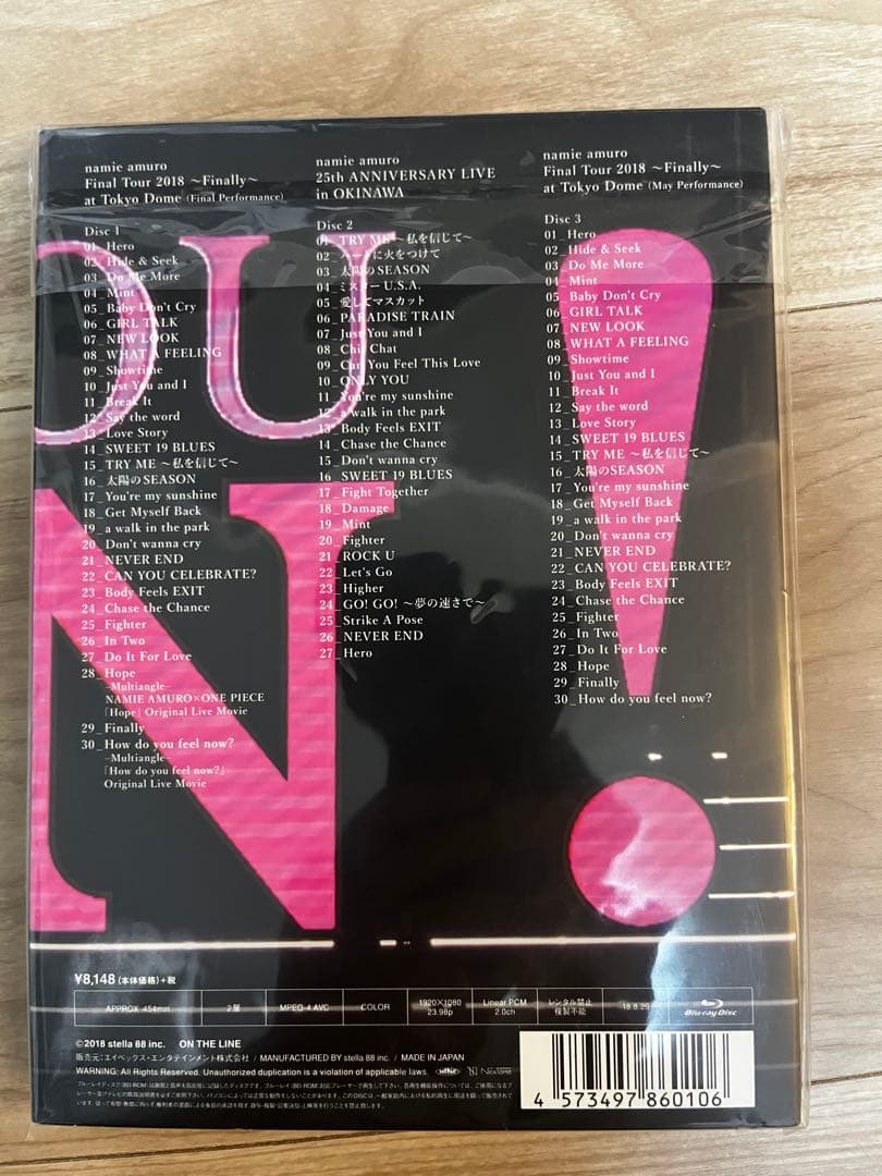 【全5種コンプ】安室奈美恵 Finally Blu-ray 5枚組 セット