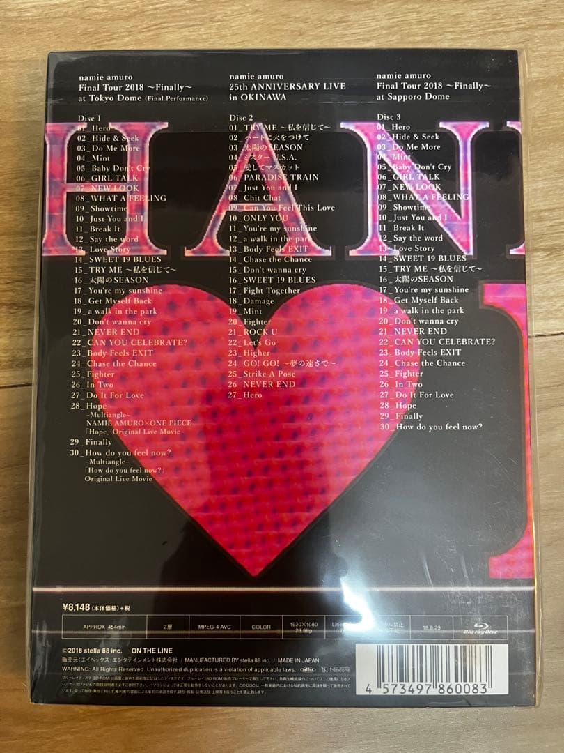 【全5種コンプ】安室奈美恵 Finally Blu-ray 5枚組 セット