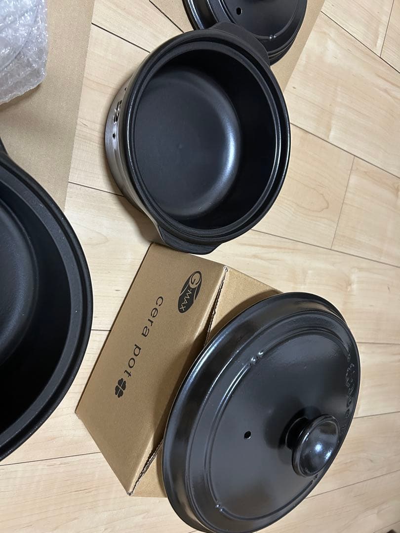 セラポット5点セット＋セラポットミニチャコールブラックセット