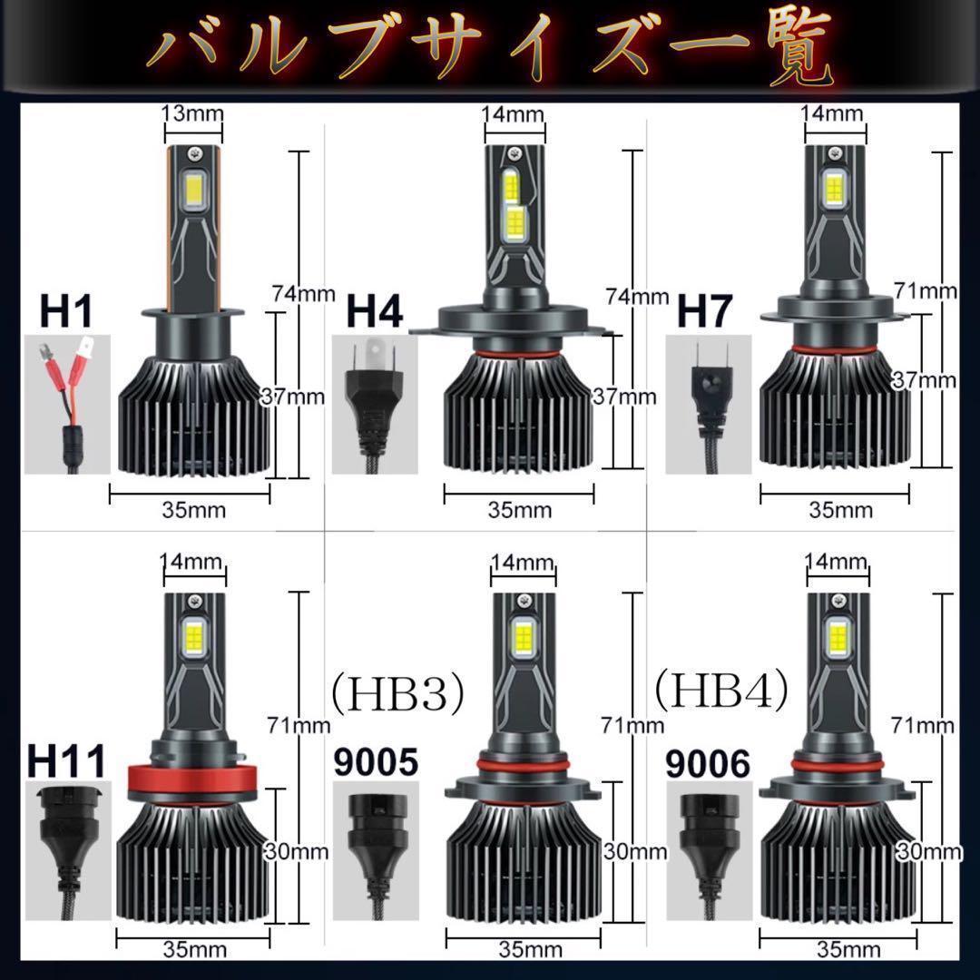 H11 LED 爆光 超高輝度 F4 ヘッドライト 120w フォグ 095