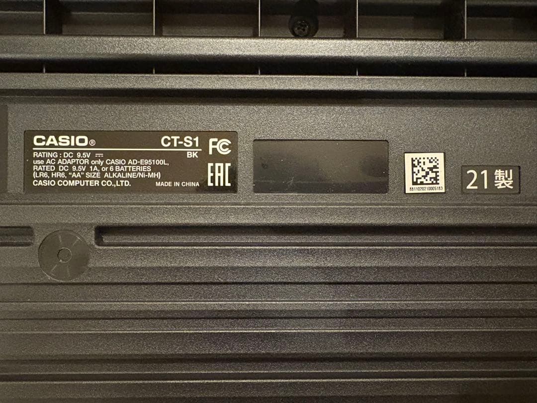 カシオトーン CASIO CT-S1 ブラック（送料込）