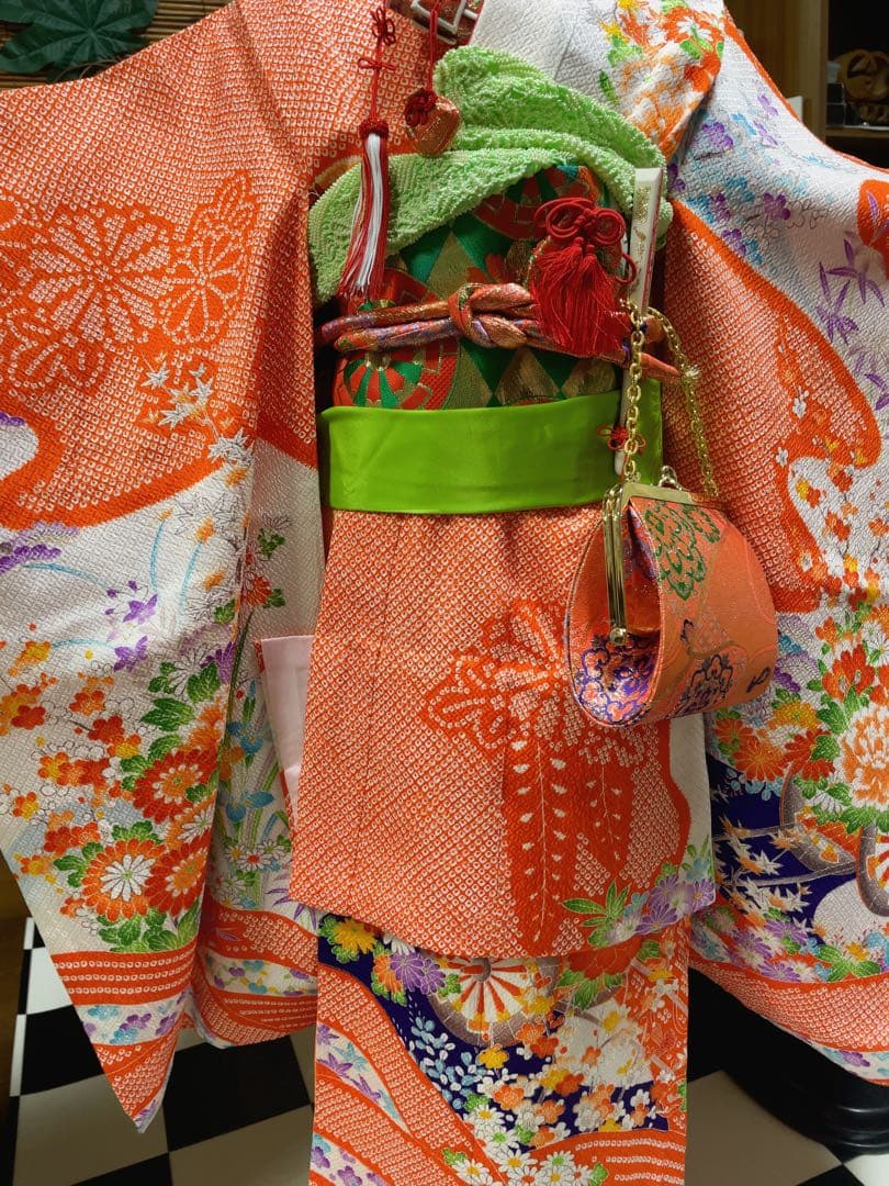 七五三5〜7歳様高級絞り柄