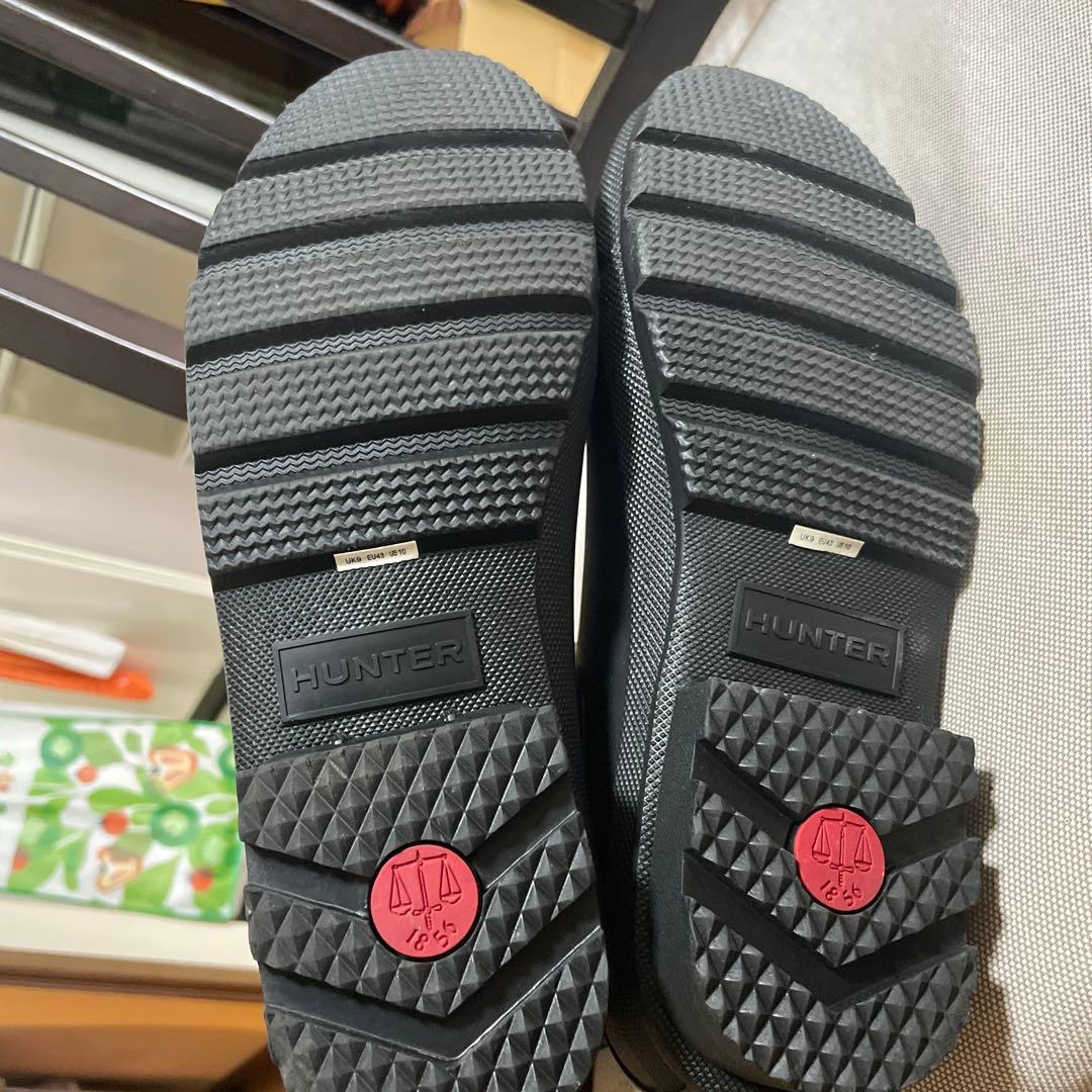 HUNTER ブラック レインブーツ