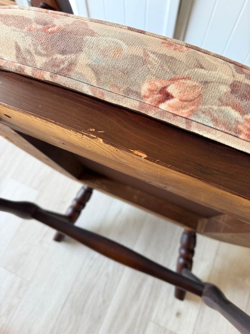 ③飛騨産業 キツツキ フロンティア アーム付きソファチェア カントリー 木製