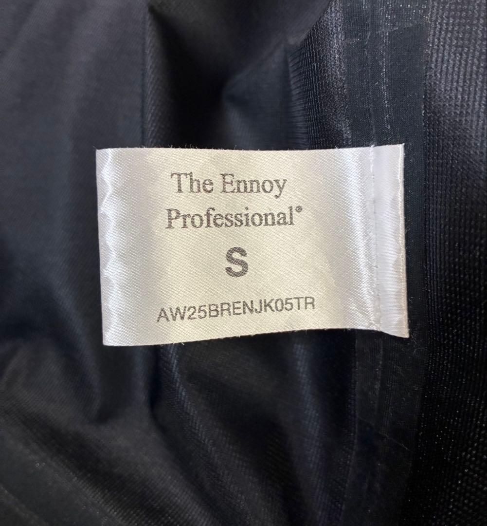 ENNOY エンノイ 3LAYER SHELL HOODIE 黒 Sサイズ