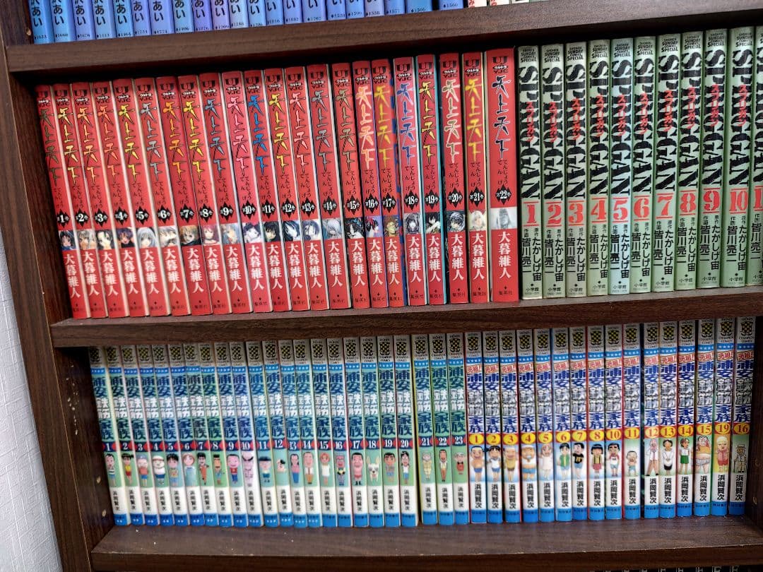 モンキーターン、エデンの戦士たち、YAWARA、天上天下、スプリガンなど