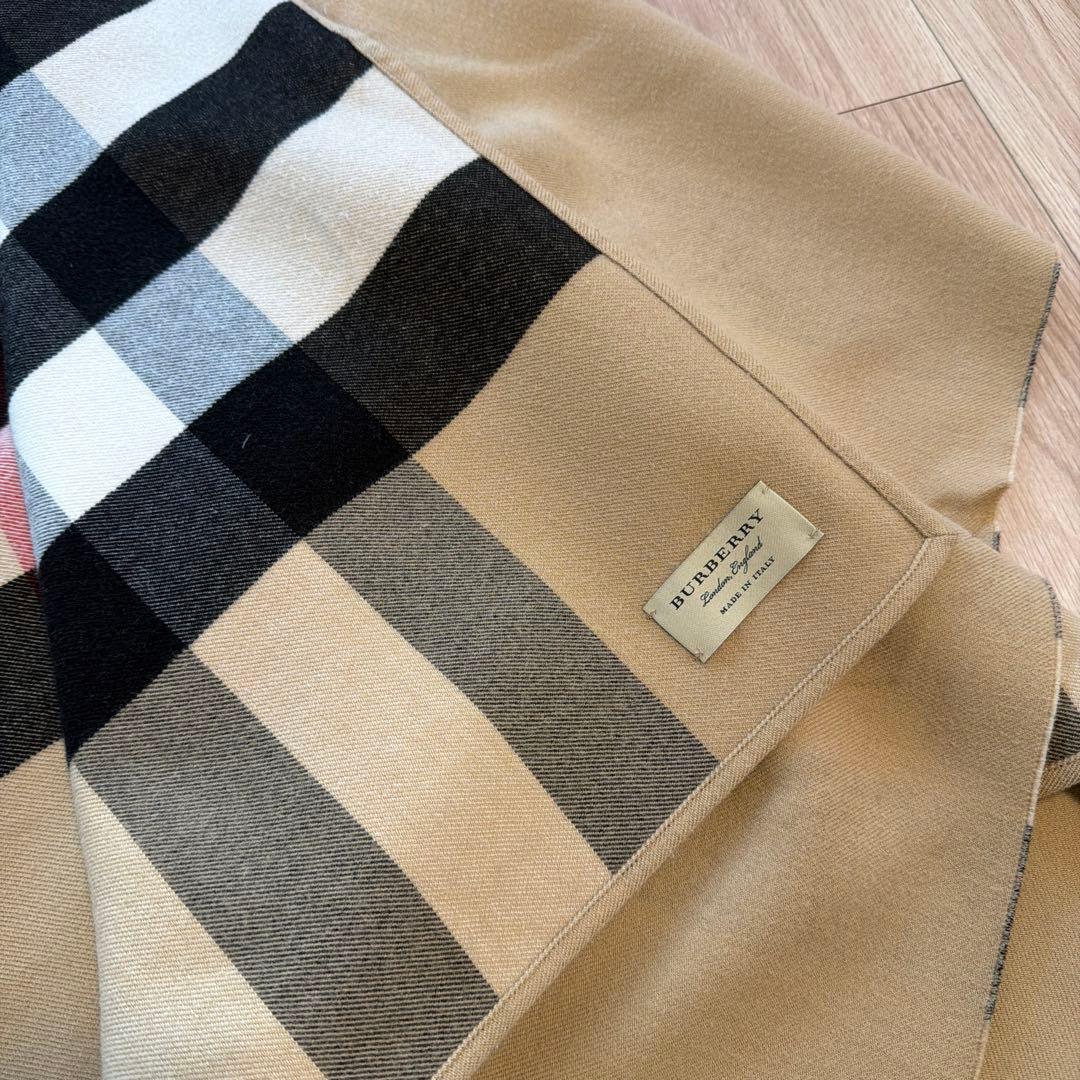 バーバリー リバーシブル ポンチョ