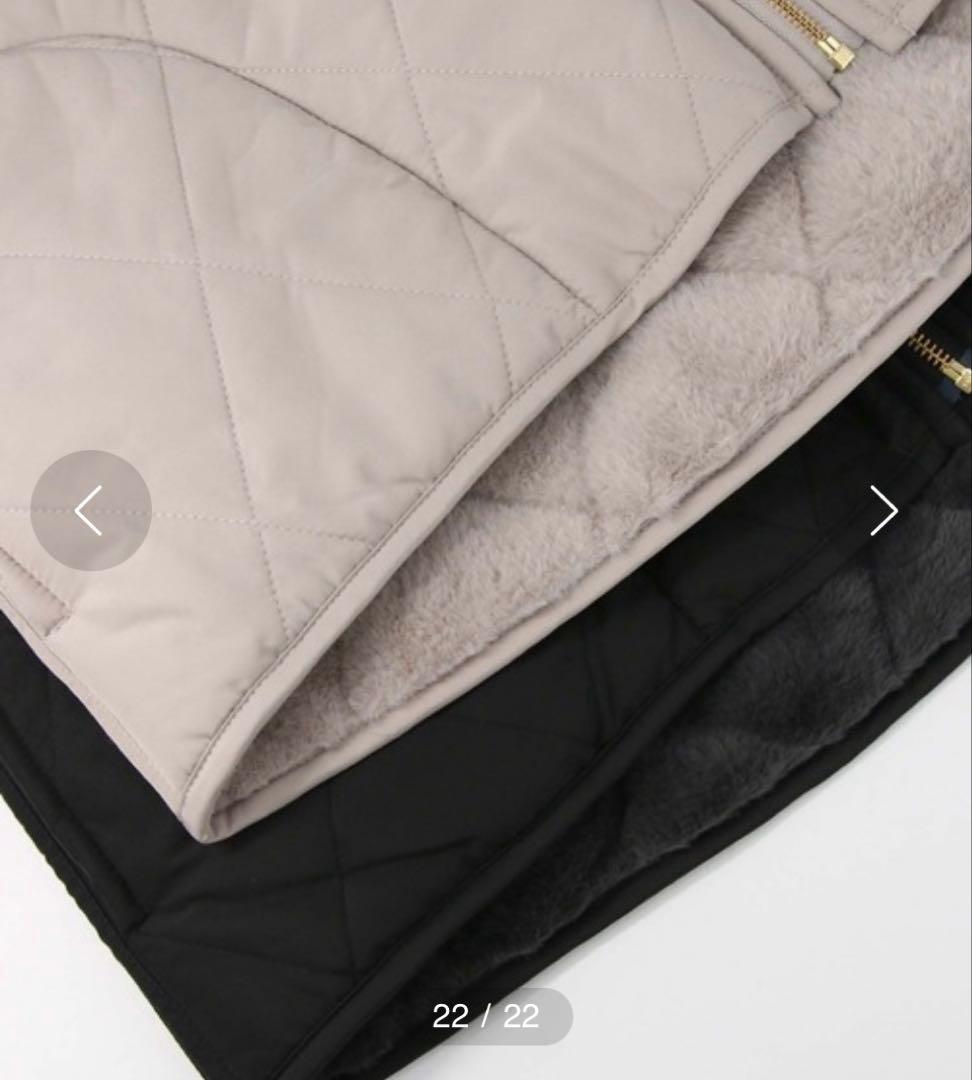 専用⭐︎グレディブリリアン　エコファーキルトリバーシブルジャケット