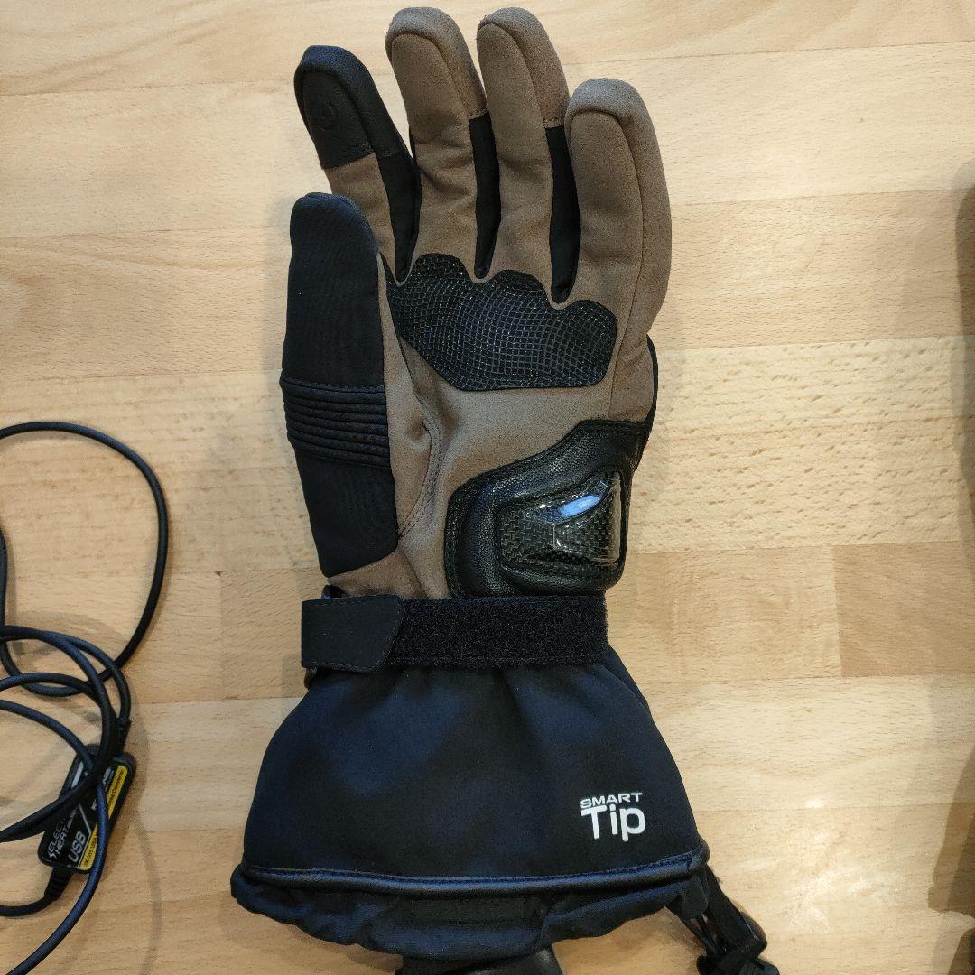 コミネ　電熱グローブ　08-215 バッテリーとUSB給電コード付き