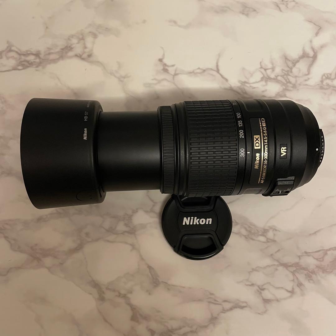 美品 Nikon AF-S 55-300mm VR⭐️望遠レンズ ニコン