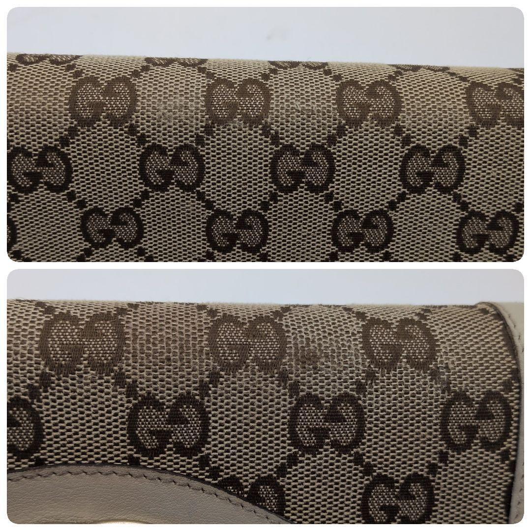 GUCCIグッチ 長財布 GG柄 インターロッキング ロゴ金具