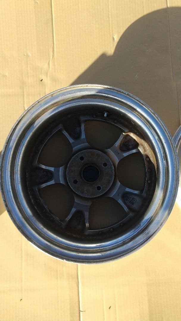 デ*)様 WORK VS-KF 15インチ 7J +35 2本 100/4H ホ