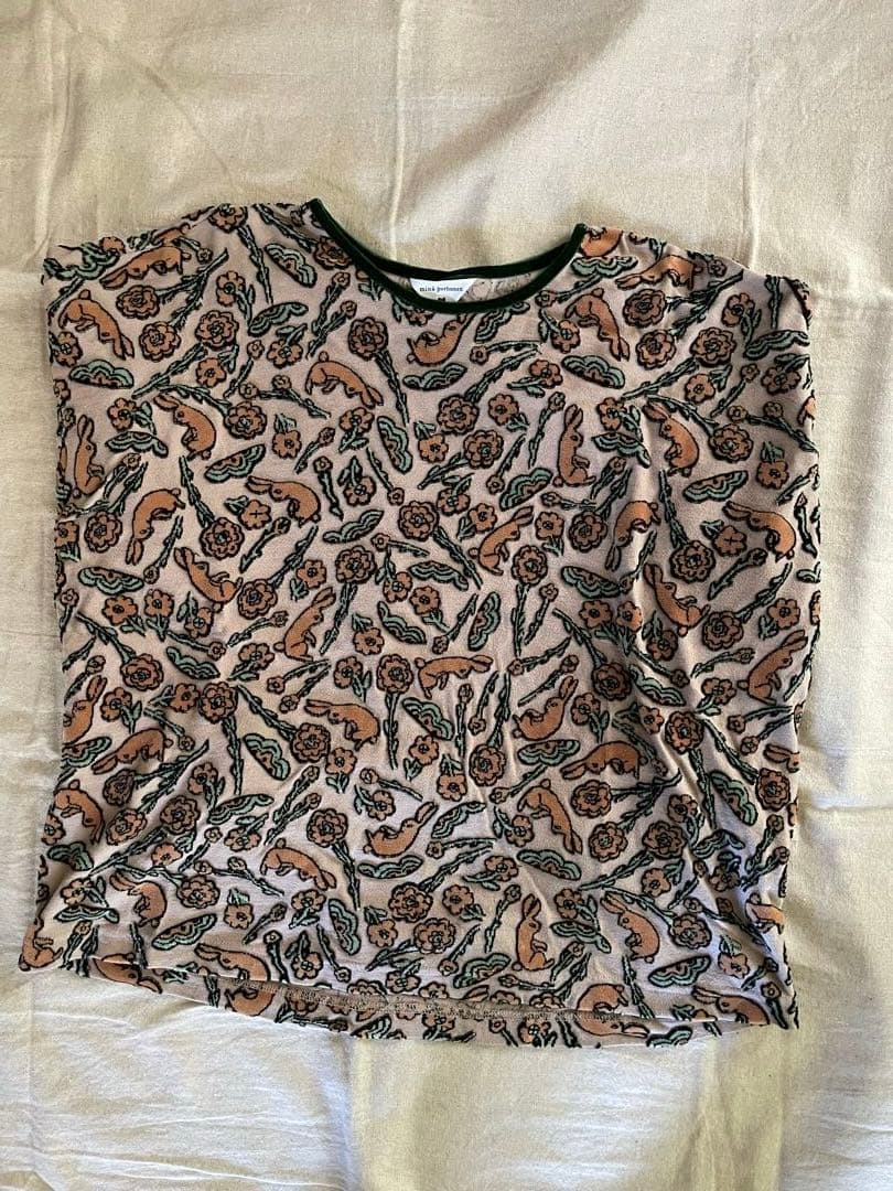 ミナペルホネン カットソー　swimming flower 40