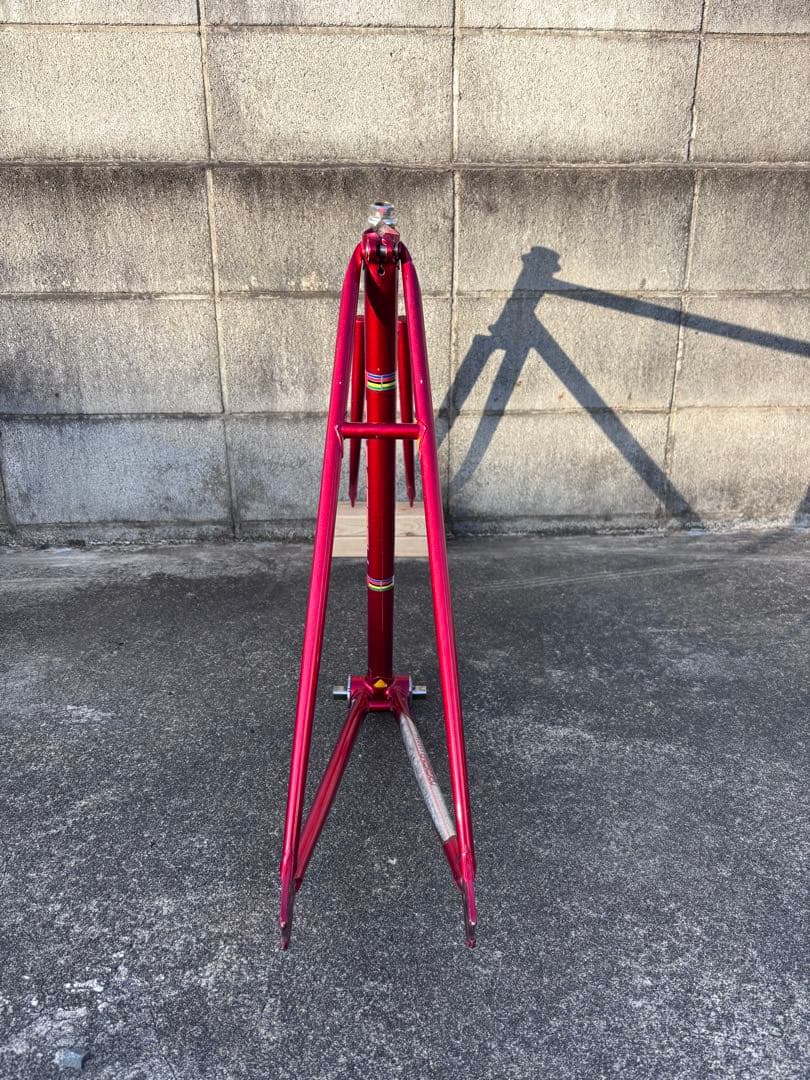 ピ*ザ様 NAGASAWA ピストバイク フレーム NJS 中野レッド C-C5