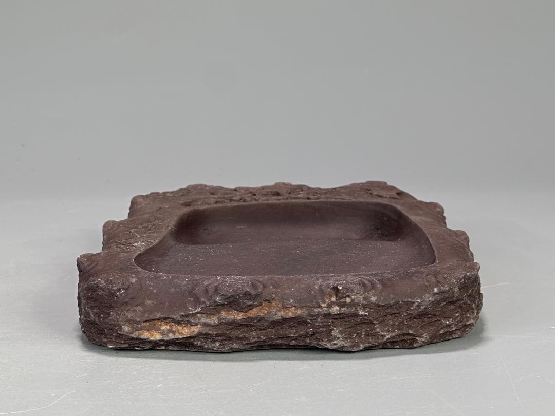 25.10.9-2 書道具　文房具　硯　梅文硯　唐硯