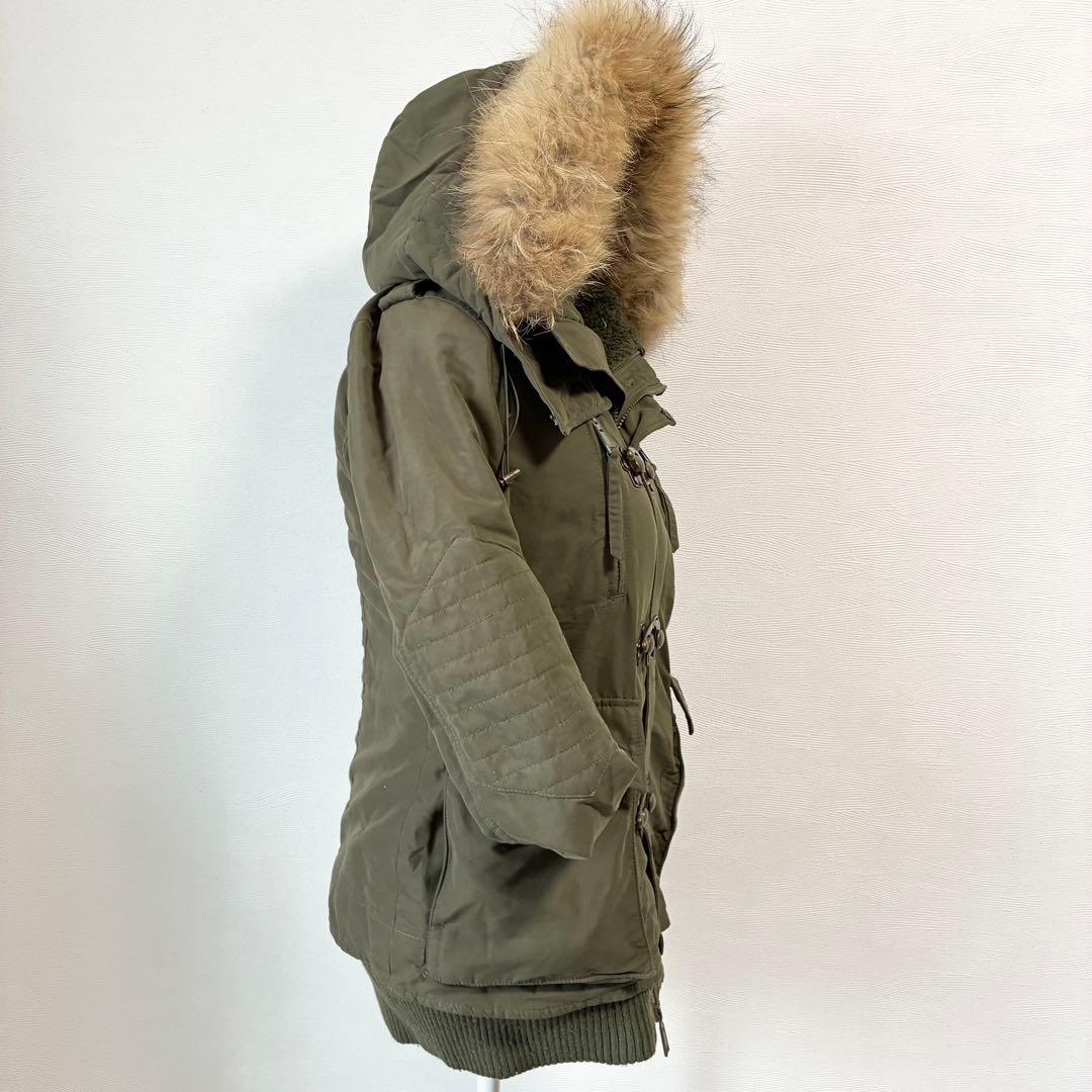 00s y2k SLY N3B モッズコート ロング 平成ギャル ファー フード