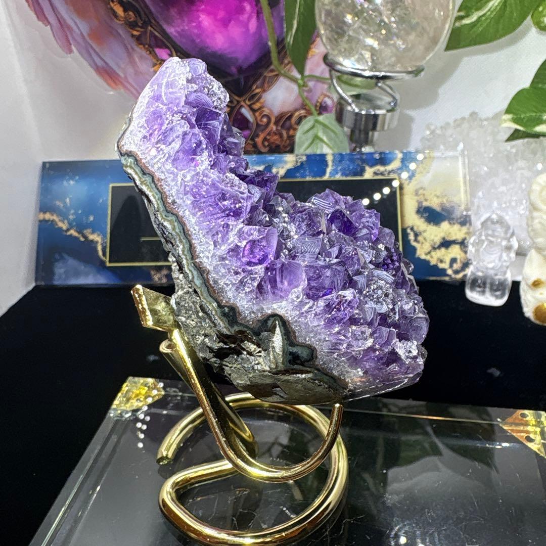 レア♡アメジストドームNo.1340 天使の指紋付き