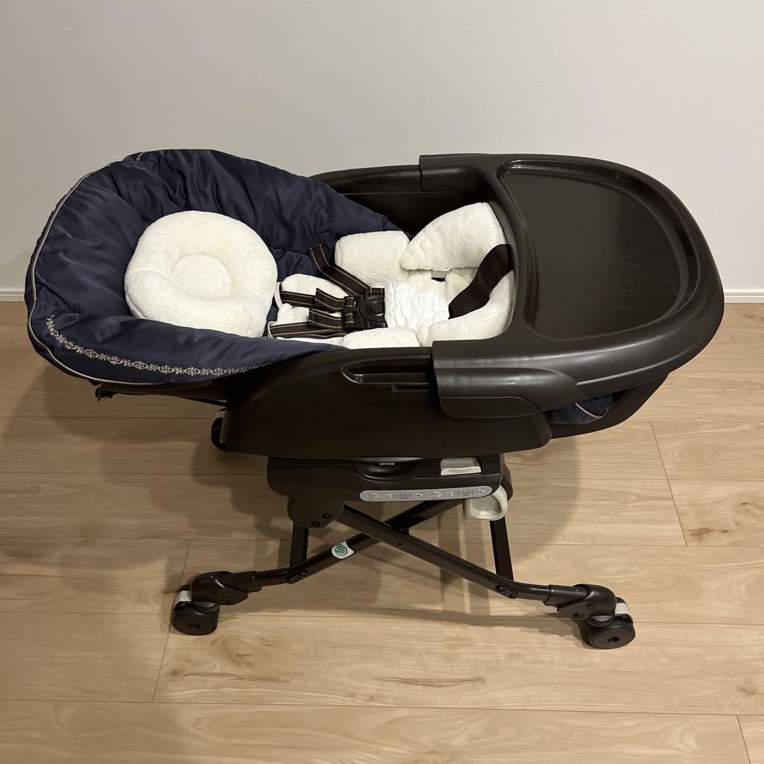 【極美品】Combi ネムリラ オートスウィング BEDi ネイビー 付属品完備